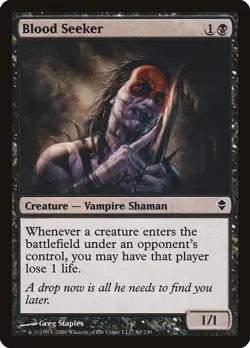 MTG Blood Seeker ** Zendikar ** English (NM) - Image 1