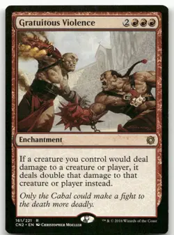 Gratuitous Violence #161 (NM) Conspiracy Take the Crown CN2 Magic MTG - Image 1