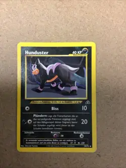 Houndour German Pokemon Neo Discovery #39 2001 - Image 1