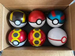 Pokemon TCG PokeBall Tin Set of 6 EMPTY Tins (No Cards) Assorted. - Image 2