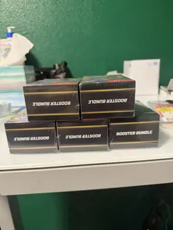 Pokemon TCG Mega Evolution: Phantasmal Flames Booster Bundle Lot of 5 - Image 4