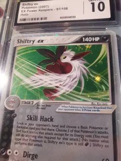 CGC 10 Shiftry ex 97/108 Holo Rare EX Power Keepers Pokemon - Image 3