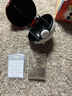 1999 Pokemon Charizard 23k Gold Plated Card Burger King Promo COMPLETE w/ Box CO - Image 2