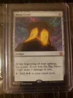 Mana Crypt The List Reprints Regular Light Play - Image 1