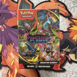 Pokemon Mega Evolution Phantasmal Flames Booster Bundle Sealed New In Box - Image 2