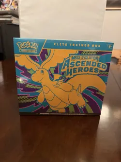 New In Package Pokemon Mega Evolution Ascended Heroes Elite Trainer Box - Image 1