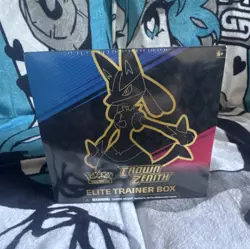 Pokemon Crown Zenith Elite Trainer Box Booster Exclusive Lucario 2023 - Image 1