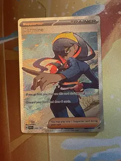 Carmine 204/167 Sv06: Twilight Masquerade Pokemon Pokemon TCG English Full Art - Image 1