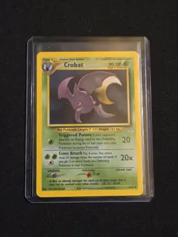 Pokemon TCG Crobat Holo Unlimited Rare Neo Revelation 4/64 (2000) - Image 1