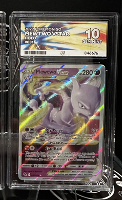 Mewtwo VSTAR 031/078 Pokemon GO Holo ACE GRADING GEM MINT 10 - Image 1