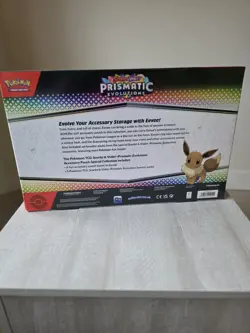 Pokemon TCG Scarlet & Violet Prismatic Evolutions Eevee Accessory Pouch SEALED - Image 2