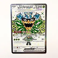 Teal Mask Ogerpon ex 190/167 Ultra Rare Full Art Twilight Masquerade Pokemon TCG - Image 1