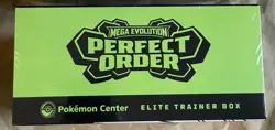 Pokemon Perfect Order Pokemon Center Exclusive Elite Trainer Box ETB New Sealed - Image 2