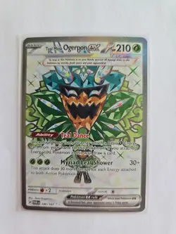 2024 POKEMON TWM EN-TWILIGHT MASQUERADE 190 TEAL MASK OGERPON EX ULTRA RARE - Image 1