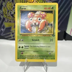 Pokemon TCG Jungle Paras #59/64 Common WoTC Vintage LP - Image 1