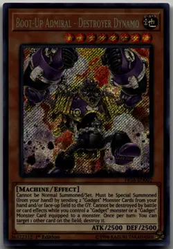 Boot-Up Admiral - Destroyer Dynamo Secret Rare Fists of the Gadgets FIGA-EN002 L - Image 1