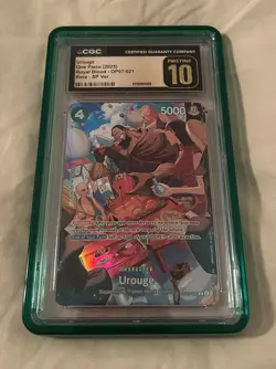 2024 One Piece Urouge Royal Blood SP Rare #OP07-021 CGC 10 PRISTINE - Image 1