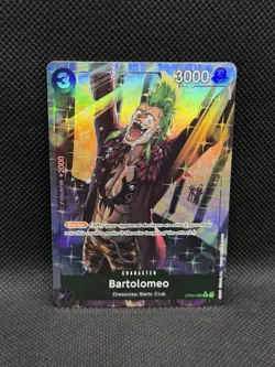 Bartolomeo OP04-089 ALTERNATE ART One Piece Premium Booster Bandai FOIL English - Image 1