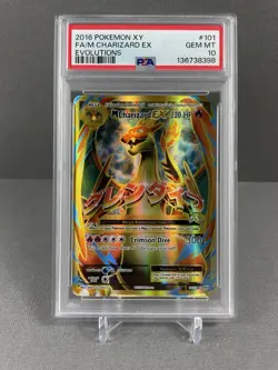 M CHARIZARD EX 2016 POKEMON XY EVOLUTIONS 101/108 PSA 10 Gem Mint FRESH GRADE - Image 1