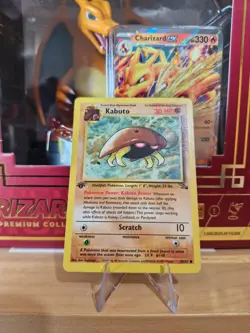 Pokemon TCG Kabuto Fossil 50 Regular 1999-2000 1st edition - Image 1