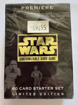 Star Wars CCG Premiere Limited Edition Factory Sealed Starter Deck 60 Cards NEW - Image 1
