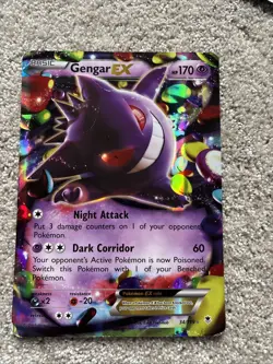 Pokemon Gengar EX TCG Jumbo Card 34/119 Oversized 2014 - Image 1