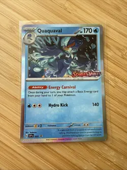 Pokemon Card Quaquaval Black Star Promo 005 Near Mint - Image 1