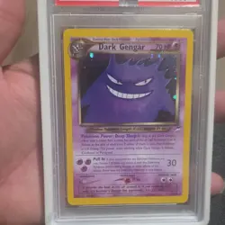Pokemon TCG Dark Gengar Neo Destiny 6/105 Holo Rare 2002 PSA 8 English Card. - Image 2