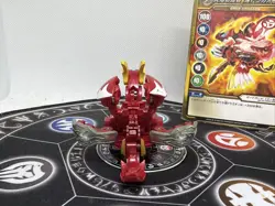 Bakugan BakuTech Pyrus Gren Dragaon Dragonoid & Ability Card Japan Import Rare - Image 3