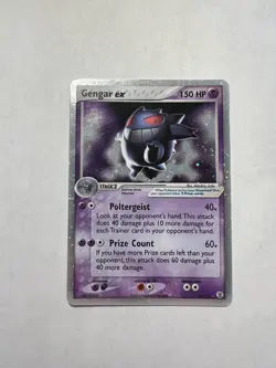Pokemon Gengar EX TCG Holo Ultra Rare Card 108/112 EX FireRed & LeafGreen 2004 - Image 3