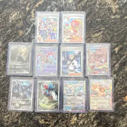 Pokemon TCG 9 Foil Cards Lot - Friends in Paldea, Harlequin, Team Rocket's Arch… - Image 1