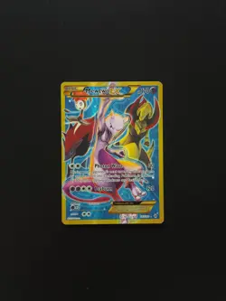 Pokemon Mewtwo EX TCG Full Art Holo Card 163/162 XY Breakthrough Secret Rare 163 - Image 1