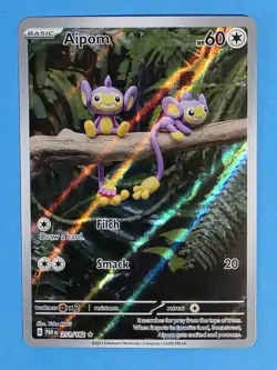 Lot of 2 Pokemon Cards from Paradox Rift Aipom 211, Aegislash 210 NM/M - Image 3