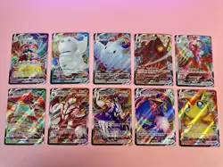 VMAX Holo Card Lot Of 10 Pokemon TCG Raw Card Bundle - Image 1