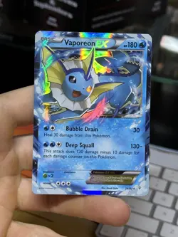 #2 Vaporeon EX 24/83 Generations 2016 Holo Rare Pokemon Card TCG - Image 3