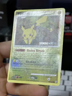 Pikachu 94/123 Diamond Pearl 2007 Mysterious Treasures Reverse Holo Pokemon Card - Image 5