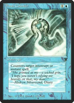 Flash Counter Legends NM Blue Common MAGIC THE GATHERING MTG CARD ABUGames - Image 1