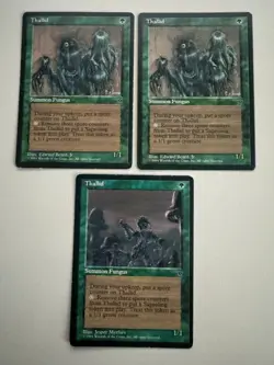 Thallid 3x MTG - Fallen Empires - Englisch ©1994 NM/EX - Image 1