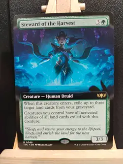Steward of the Harvest (Extended Art) - Commander Tarkir Dragonstorm - NM - MTG - Image 1