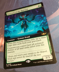 Steward of the Harvest (Extended Art) - Commander Tarkir Dragonstorm - NM - MTG - Image 3