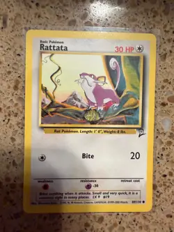 NM BaseSet 2:lickitung spearow rattata poliwag pokemon trader tangela: dyl505831 - Image 1