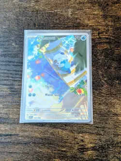 Oshawott 105/086 White Flare Full Art Illustration Rare Pokemon NM-MT - Image 1