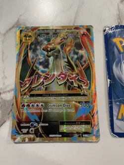 Damaged M Charizard EX Secret Rare 107/106 + M Charizard EX 101/108 Pokemon Lot - Image 4