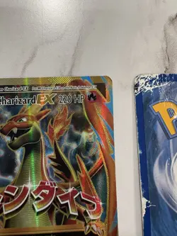 Damaged M Charizard EX Secret Rare 107/106 + M Charizard EX 101/108 Pokemon Lot - Image 5