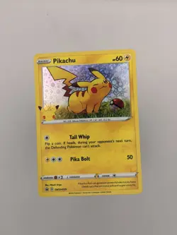 Pokemon TCG Pikachu SWSH039 Sword & Shield Holo Black Star Promo Fast Shipping - Image 1