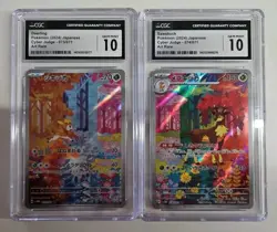 CGC 10 Deerling Sawsbuck Set 073 074/071 SV5M Cyber Judge Pokemon GEM - Image 1