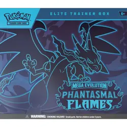 Pokemon TCG Mega Evolution — Phantasmal Flames Elite Trainer Box ETB - Image 1