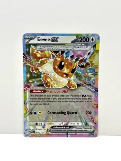 Pokemon TCG Eevee EX 075/131 Prismatic Evolutions Double Rare Holo NM - Image 1