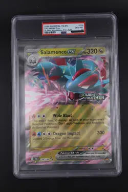 Salamence EX 114 Jumbo PSA 10 Pokemon Journey Together Pop 4 - Image 1