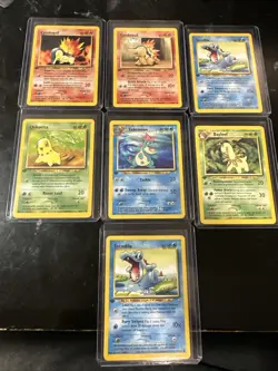 Pokemon WOTC Neo Starter Lot - NM+/MINT FIRST EDITION - Image 1